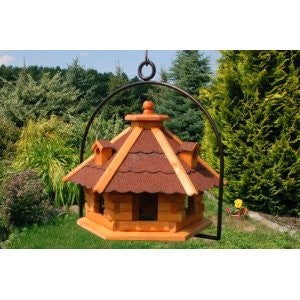 Großes Vogelhaus, Futterhaus 55 x 37 cm, imprägniert inkl. Bügel zum aufhängen