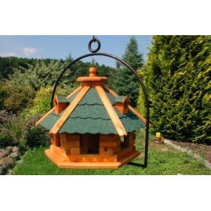 Großes Vogelhaus, Futterhaus 55 x 37 cm, imprägniert inkl. Bügel zum aufhängen