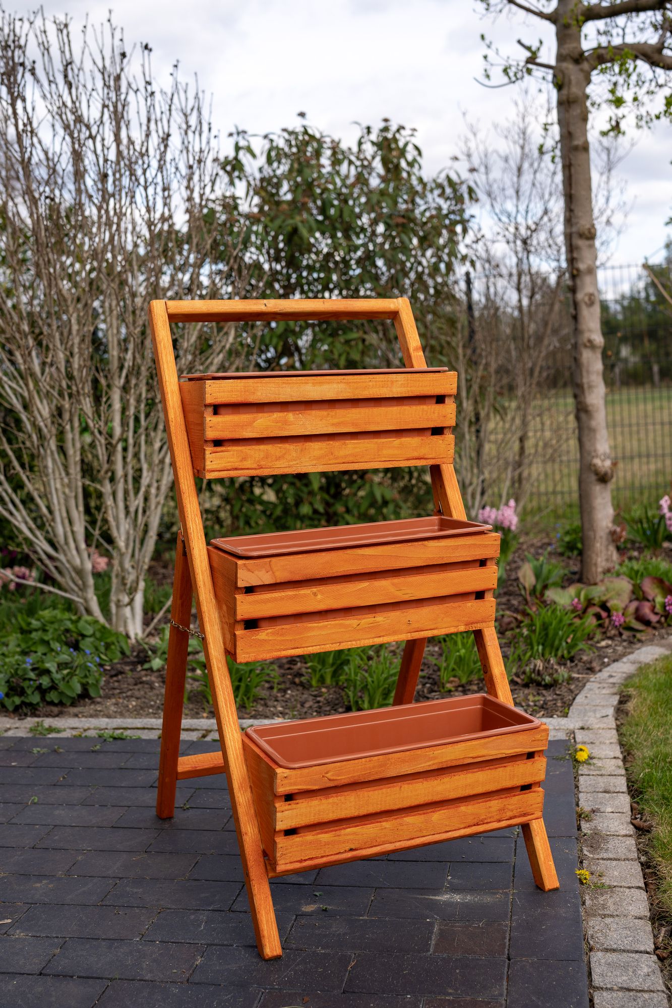 Blumentreppe, Blumenleiter, Pflanztreppe, Pflanzleiter - Ansicht 3