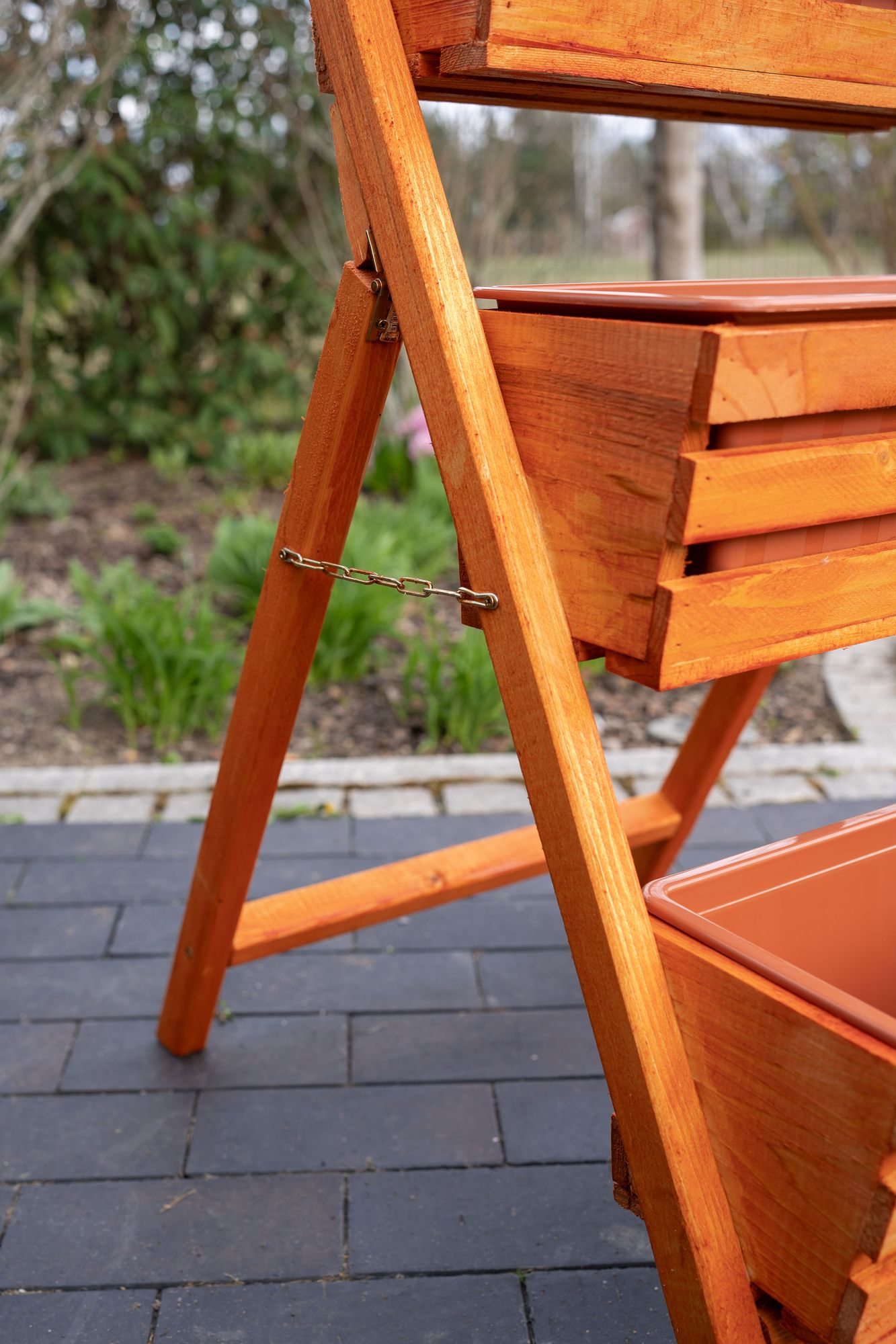 Blumentreppe, Blumenleiter, Pflanztreppe, Pflanzleiter - Ansicht 4