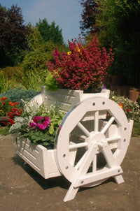 Blumentreppe, Blumenleiter, Pflanztreppe, Pflanzleiter aus Holz, in Weiß, versch.Modelle - Ansicht 4
