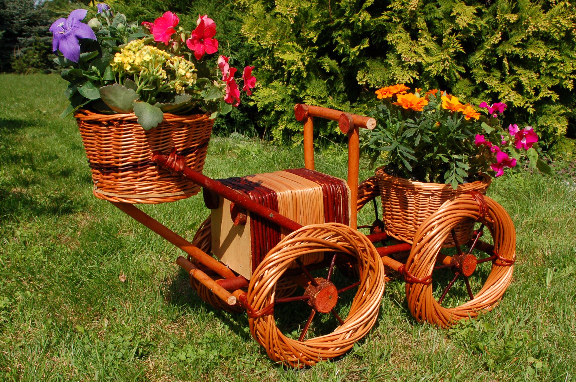 Korbgeflecht, Rattan, Körbe, Pflanzkorb, Pflanzkasten - Ansicht 3