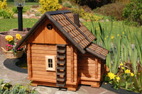 Wassermühle im Blockhausstil | 68cm mit Holzschindeln - Ansicht 3