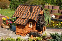 Wassermühle im Blockhausstil | 68cm mit Holzschindeln - Ansicht 2
