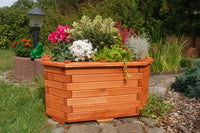 Pflanzkasten, Blumenkasten, Blumenkübel aus massivem Holz, für den Garten, (ohne Blumen) - Ansicht 2