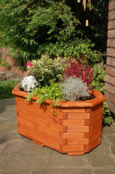 Pflanzkasten, Blumenkasten, Blumenkübel aus massivem Holz, für den Garten, (ohne Blumen)