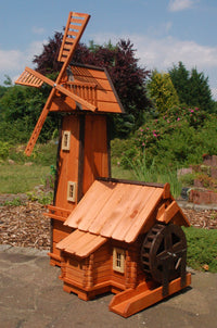 Windmühle mit integrierter Wassermühle - Ansicht 3