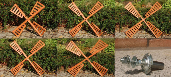 Flügel Windmühle Windrad Mühlenrad Windflügel wahlweise mit Kugellager verschiedene Längen Ersatzteile