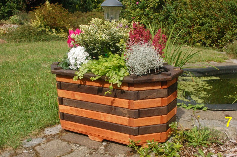 Blumentreppe, Blumenleiter, Pflanztreppe, Holz behandelt versch Farben / Modelle - Ansicht 8