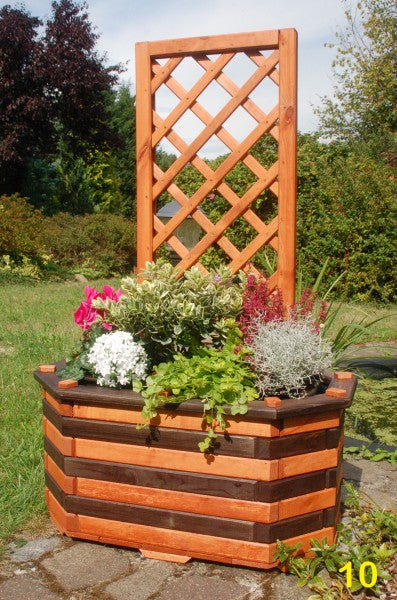 Blumentreppe, Blumenleiter, Pflanztreppe, Pflanzleiter aus Holz, vollständig behandelt versch. Farben und Modelle - Ansicht 10