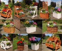 Blumentreppe, Blumenleiter, Pflanztreppe, Holz behandelt versch Farben / Modelle