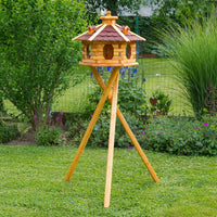 Vogelhaus V16 Variante in verschiedenen Größen und Farben mit oder ohne Ständer oder Solar - Ansicht 5