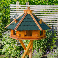 Großes XXL-Vogelhaus - Holz & farbiges Dach - 68 x 45 cm - Ansicht 3