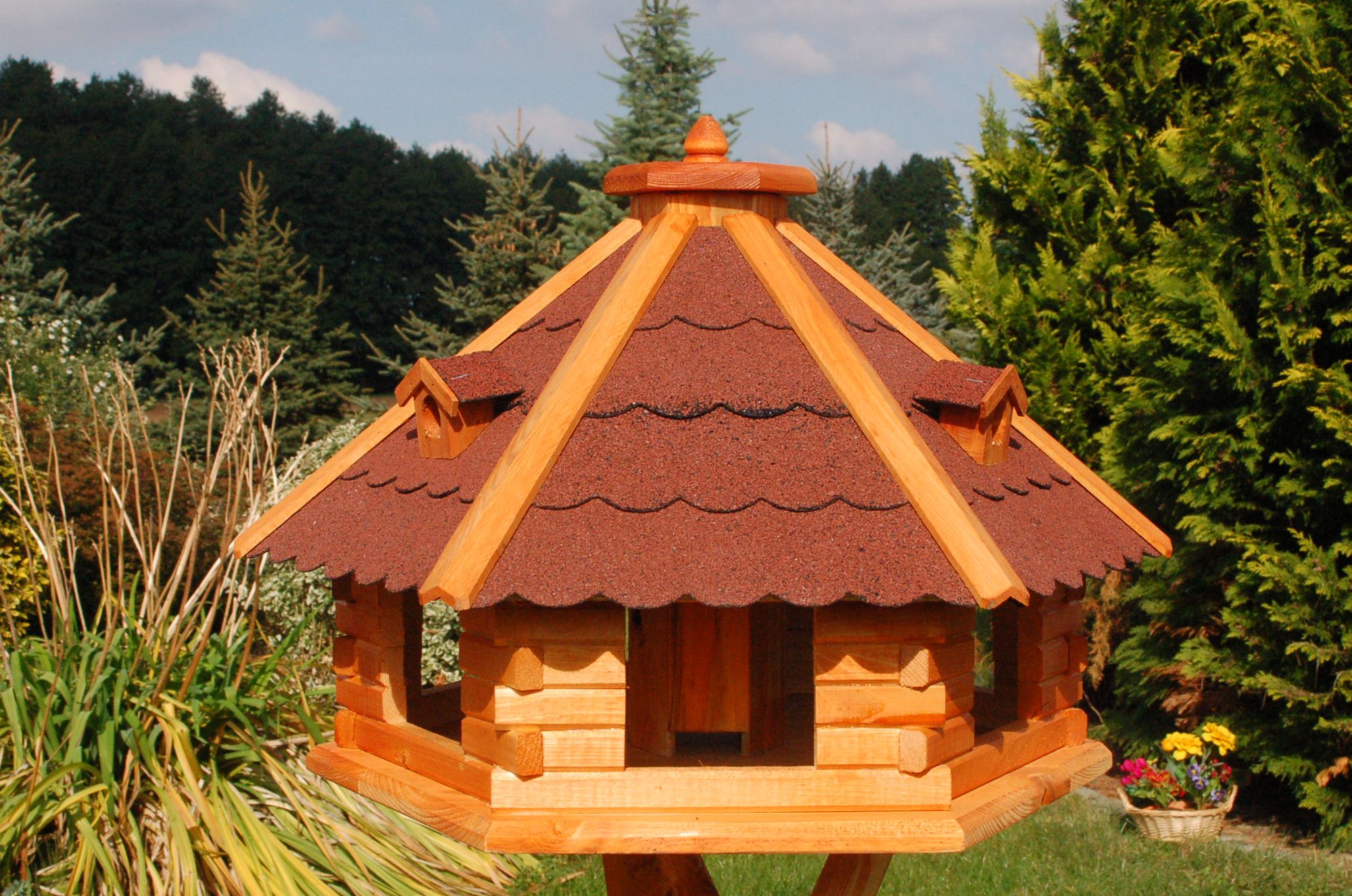 Riesiges XXL Vogelhaus, Futterhaus 67 x 45 cm impräg.