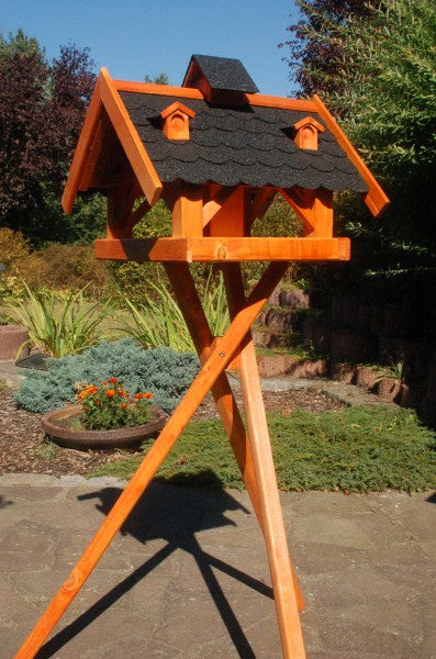 XXL Vogelhaus - Holz & farbiges Dach - 52 x 45 x 43 cm - Ansicht 4