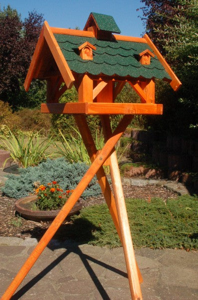 XXL Vogelhaus - Holz & farbiges Dach - 52 x 45 x 43 cm - Ansicht 2
