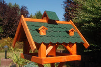 XXL Vogelhaus - Holz & farbiges Dach - 52 x 45 x 43 cm - Ansicht 5