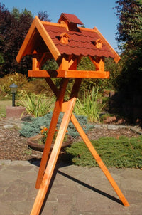 XXL Vogelhaus - Holz & farbiges Dach - 52 x 45 x 43 cm - Ansicht 3