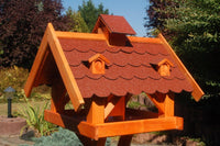 XXL Vogelhaus - Holz & farbiges Dach - 52 x 45 x 43 cm - Ansicht 6