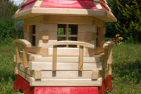 Garten-Windmühle mit Lamellendach – Höhe 1,25m - Ansicht 4