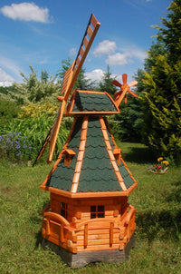 Windmühle mit Gauben und Solar-Beleuchtung – Höhe 1,4 Meter - Ansicht 3