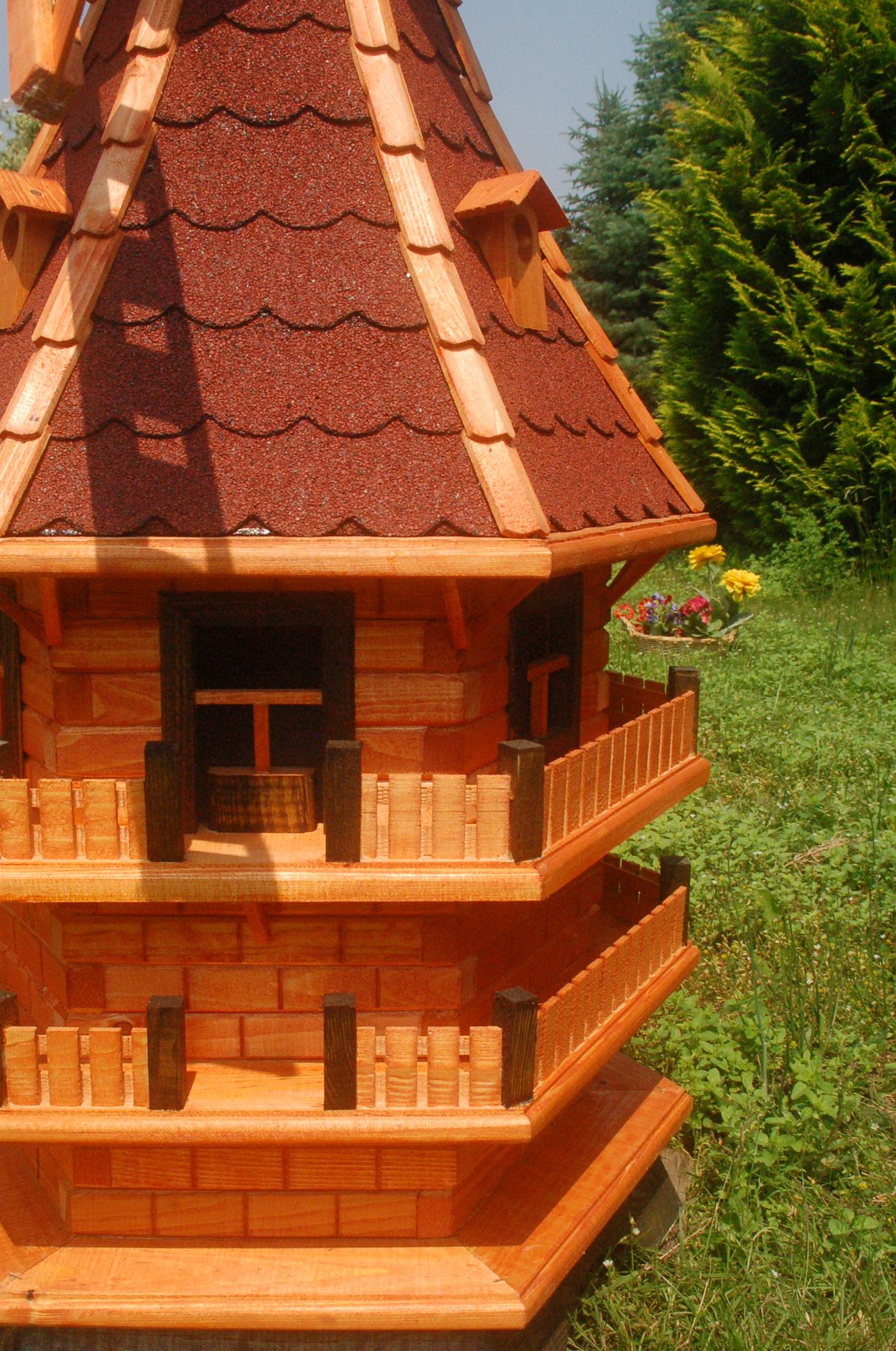XL Windmühle für den Garten – Höhe 1,50 m - Ansicht 6
