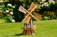 Kleine Holzwindmühle – Höhe 77 cm