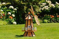 Kleine Holzwindmühle – Höhe 77 cm - Ansicht 2