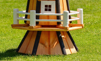 Kleine Holzwindmühle – Höhe 77 cm - Ansicht 5