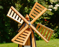 Kleine Holzwindmühle – Höhe 77 cm - Ansicht 6