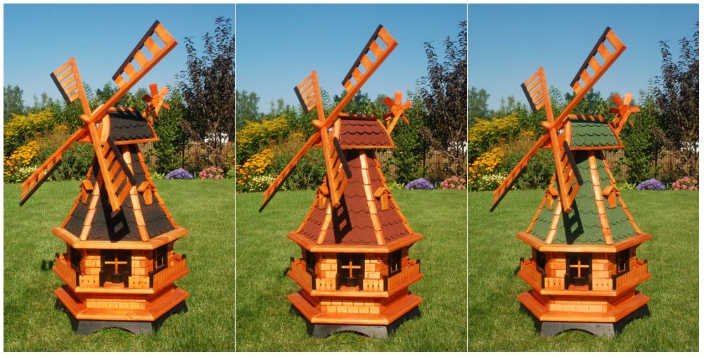 Gartenwindmühle WM 130 in verschiedenen Varianten