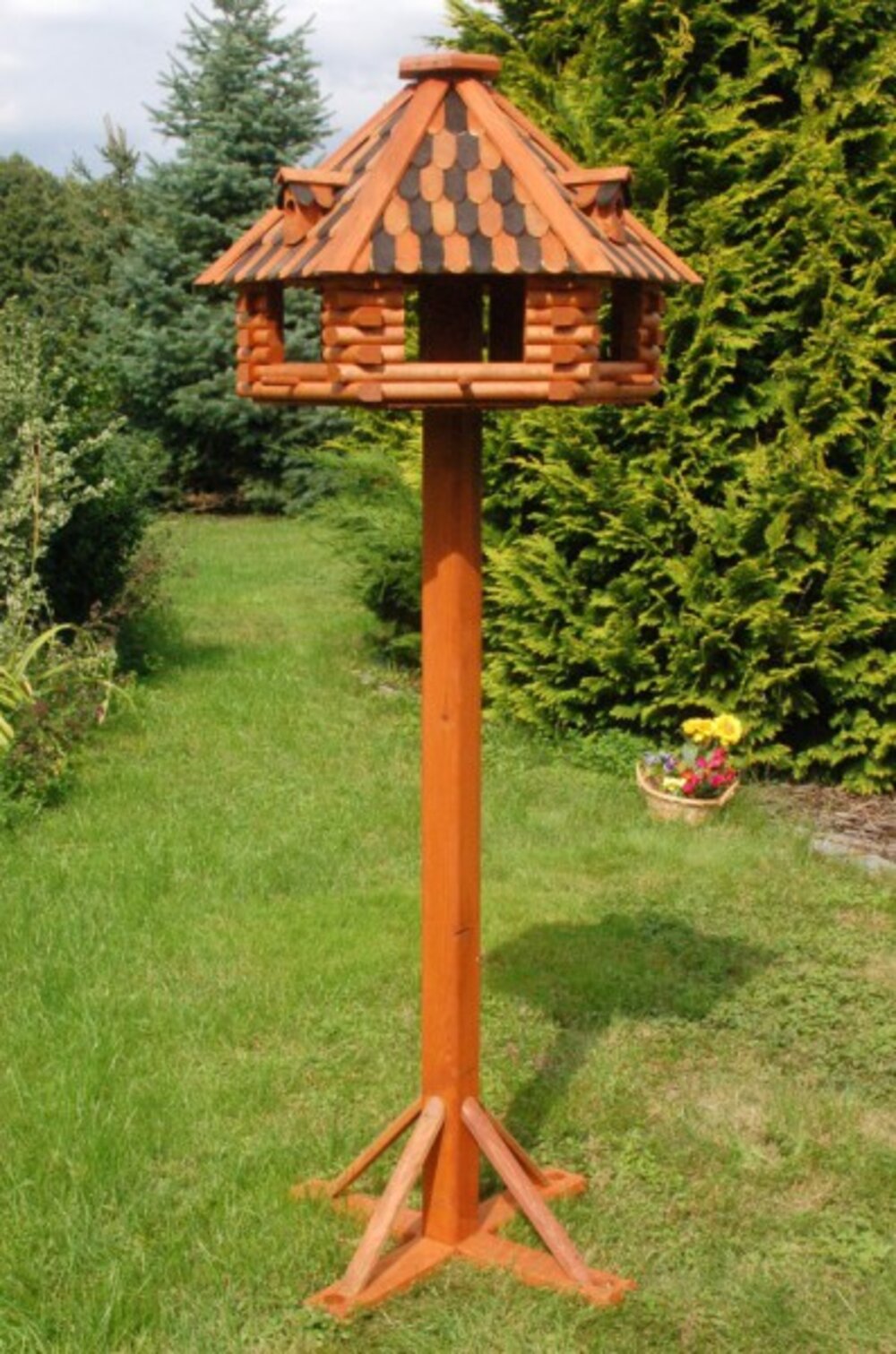 Vogelhaus mit Ständer XXL 1,65m