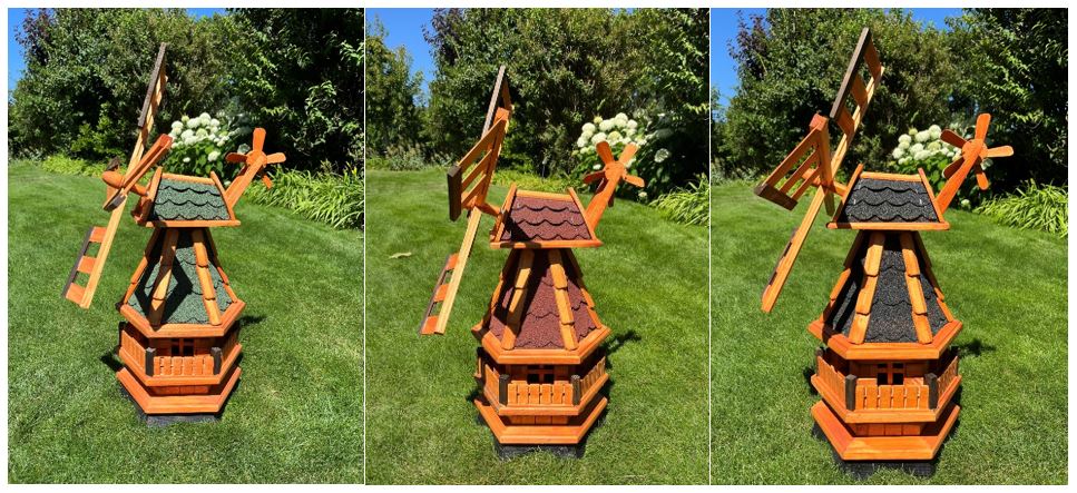 Gartenwindmühle WM 80 in verschiedenen Varianten